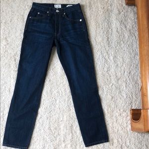 Eve Denim Dark Blue 100% Cotton size 25 NWT